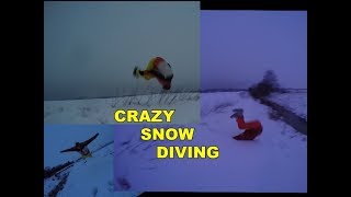 Crazy Snow diving