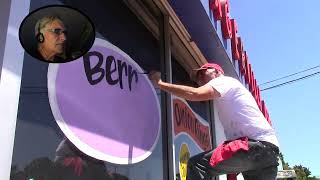 WINDOW PAINTING TUTORIAL #37 Hot Weather