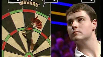 Bullseye 180 with an Easy Question During Pounds for Points - 1991