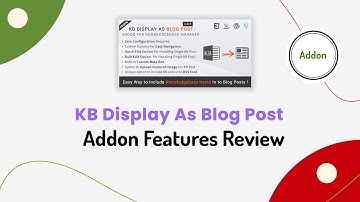 KB Display As Blog Post | BWL Knowledge Base Manager | WordPress Plugin | CodeCanYon