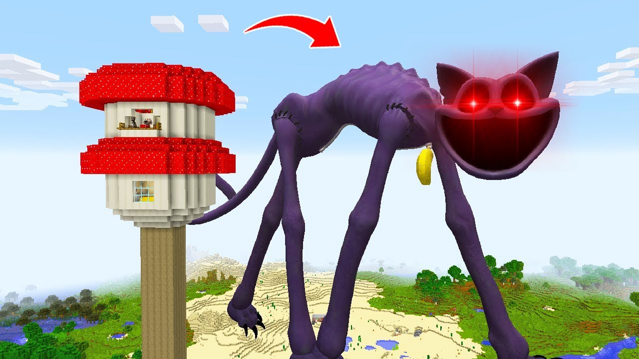 i Found Scary CATNAP 😱 in Minecraft Part 4 | Minecraft Lunar Moon |