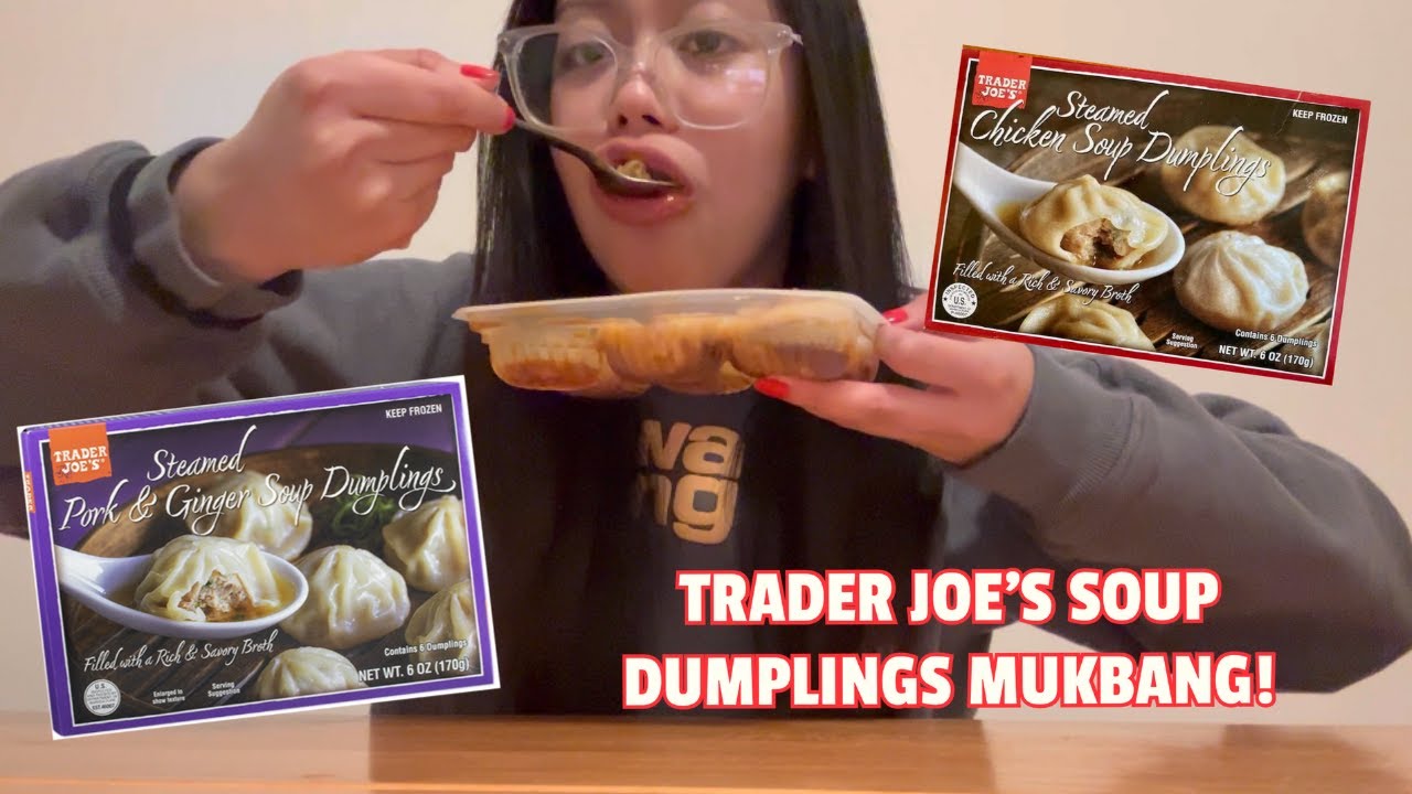 Trying EVERY DUMPLING at TRADER JOE'S