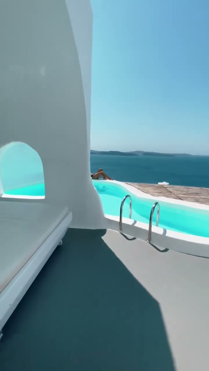 Elegant Lounge Café | Santorini Evening Chillout Mix