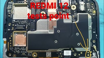 Xiaomi Redmi 12 Test Point | EDL MODE