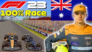 F1 23 - Let's Make Norris World Champion #3: 100% Race Australia