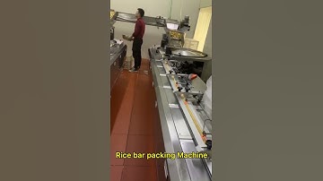 Rice bar automatic sorting and feeding Packing Machine solutions flow wrap machine flow pack wrapper