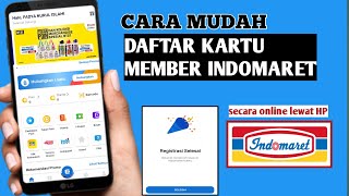HOW TO REGISTER TO BE A NEW INDOMARET MEMBER VIA MOBILE PHONE on the Indomaret poinku app | trick... screenshot 3
