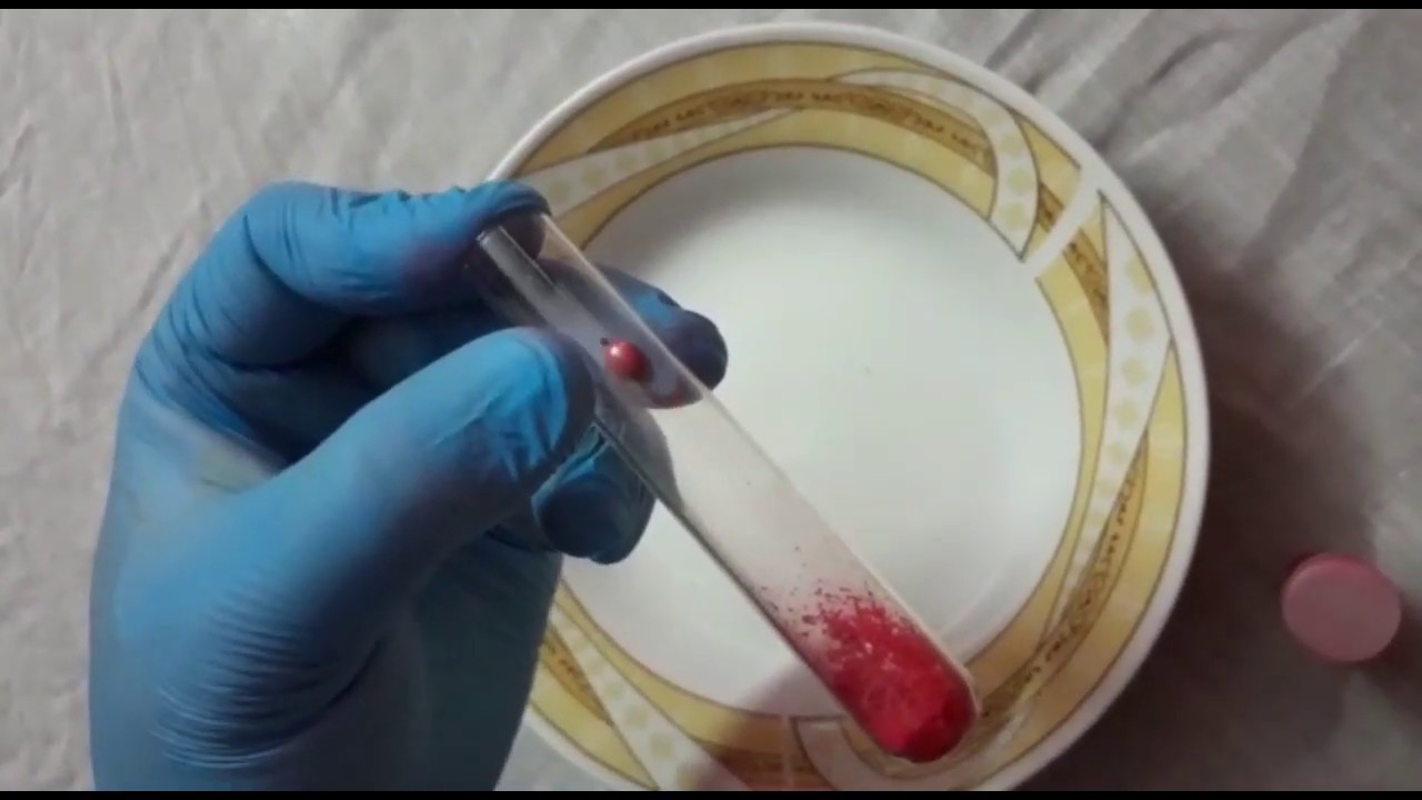 الزئبق الاحمر واسرع طريقة للتلوين الي اللون الاحمر