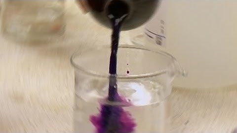 Potassium Permanganate Colour Change (reaction only)