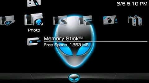 PSP Theme Alienware Desktop Theme PSP-Themes.NET