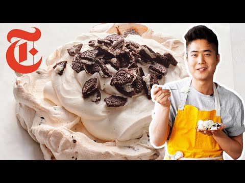 Easy Cookies-and-Cream Pavlova | Eric Kim | NYT Cooking