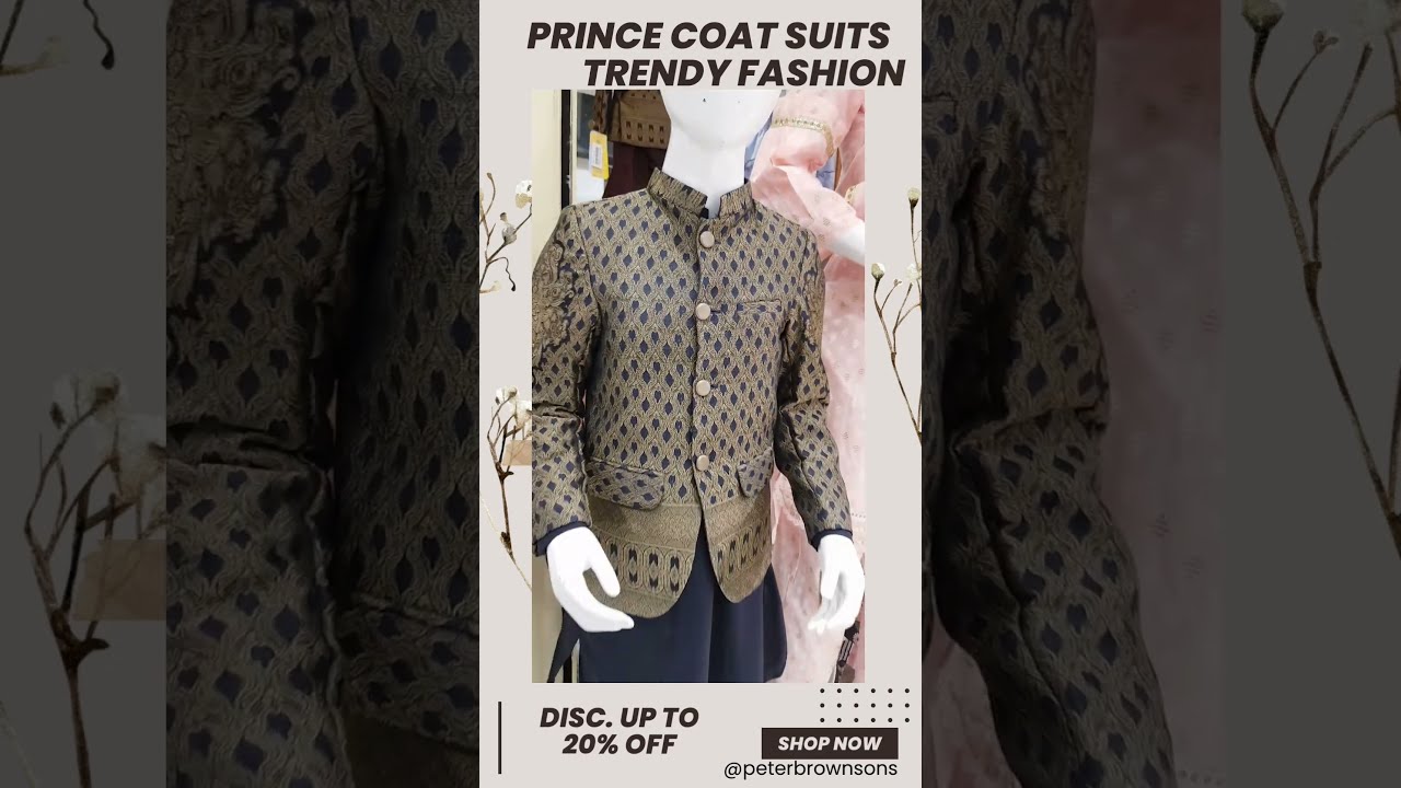 Prince coat designs for men | Prince coat for mehndi, baraat, walima -  YouTube