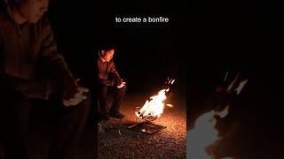 How to start a bon fire without modern tools?#emergency #offgrid #preparedness #survivaltips