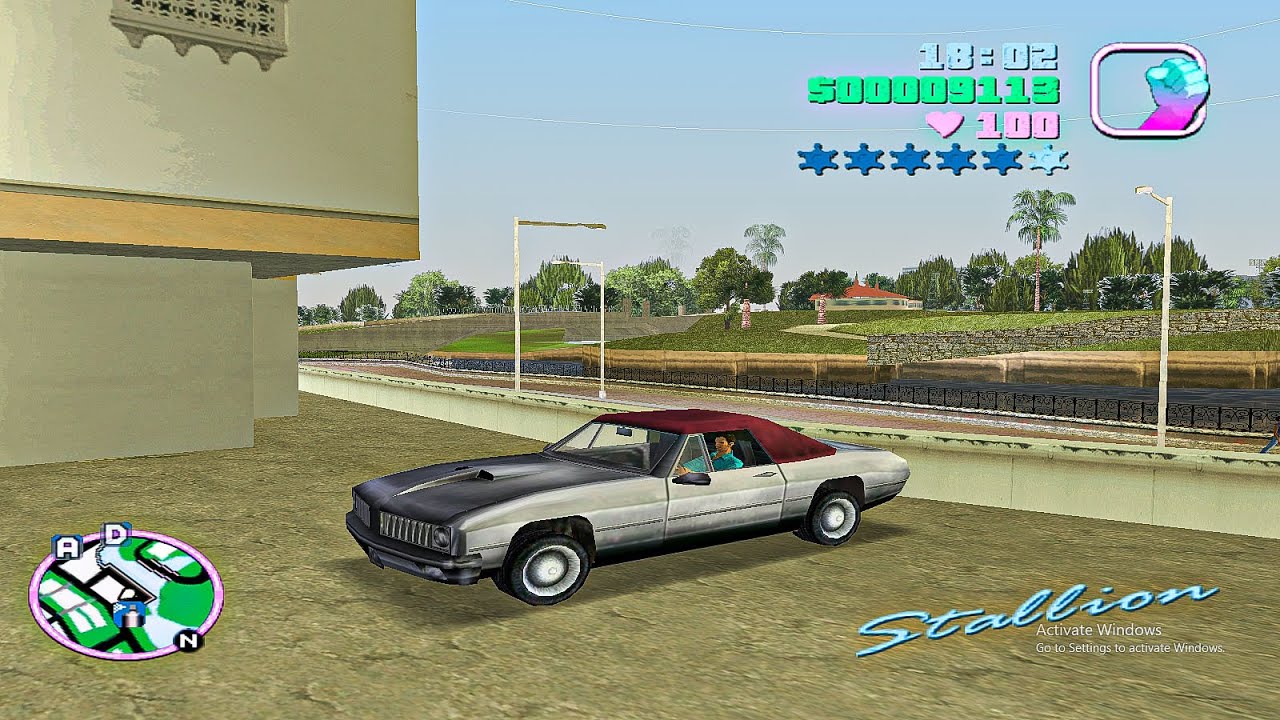 Stallion Car In Gta Vice City