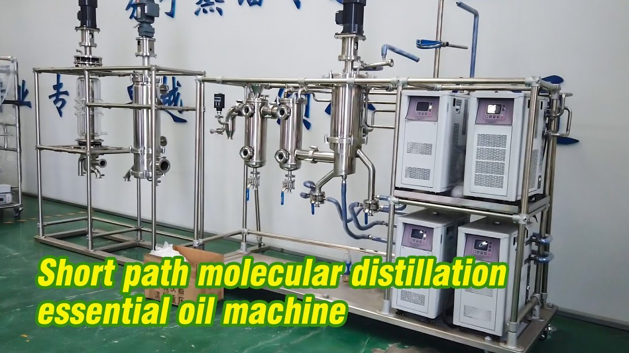 short path molecular distillation essential oil machine 