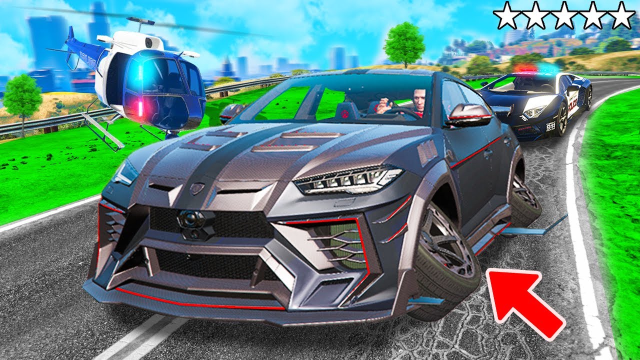 POLIZEI verfolgt FLIEGENDEN URUS in GTA 5! (Polizei vs. Dieb)