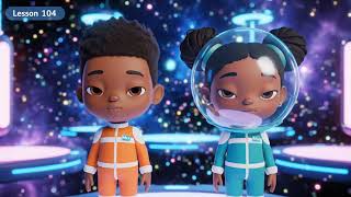 Max & Mia 🚀 Endless Space Frontier | Lessons 91–120 | Cartoon Sci-Fi Adventure screenshot 5