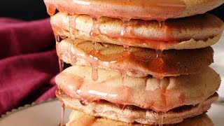 いちごのスフレパンケーキ【ふんわり夢気分🌷】 - YouTube