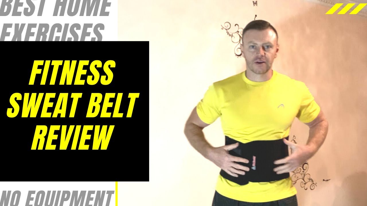 SWEAT BELT REVIEW VIDEO! Does it work? Exercise and fitness belt 