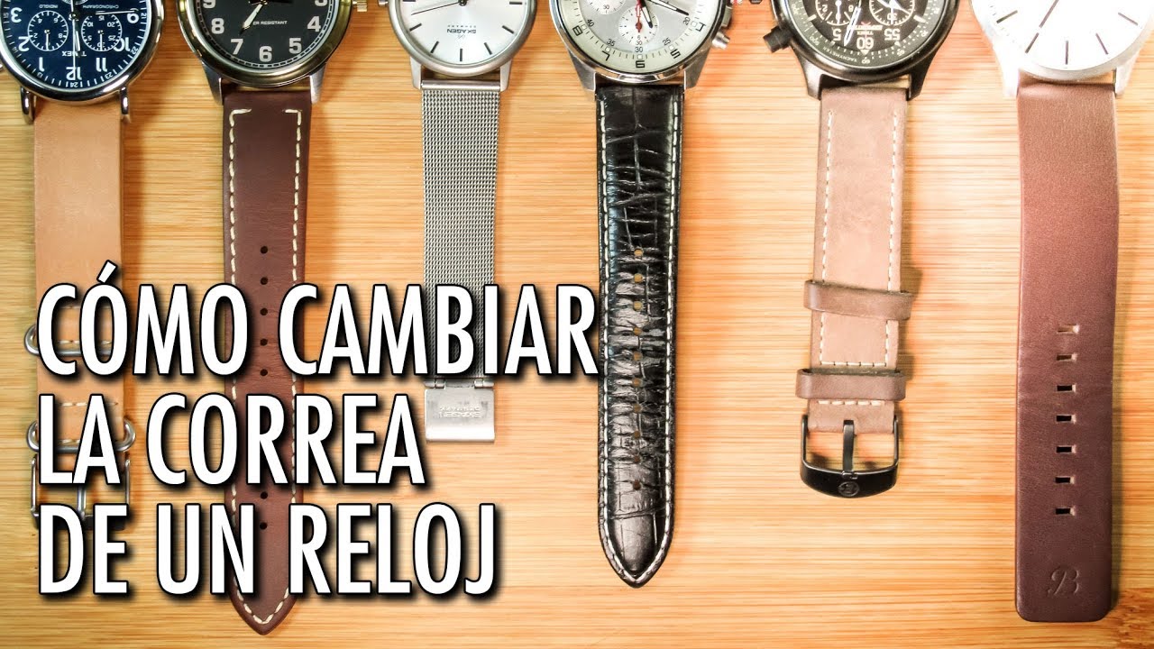 Cómo Cambiar La Correa De Un Reloj En Español 