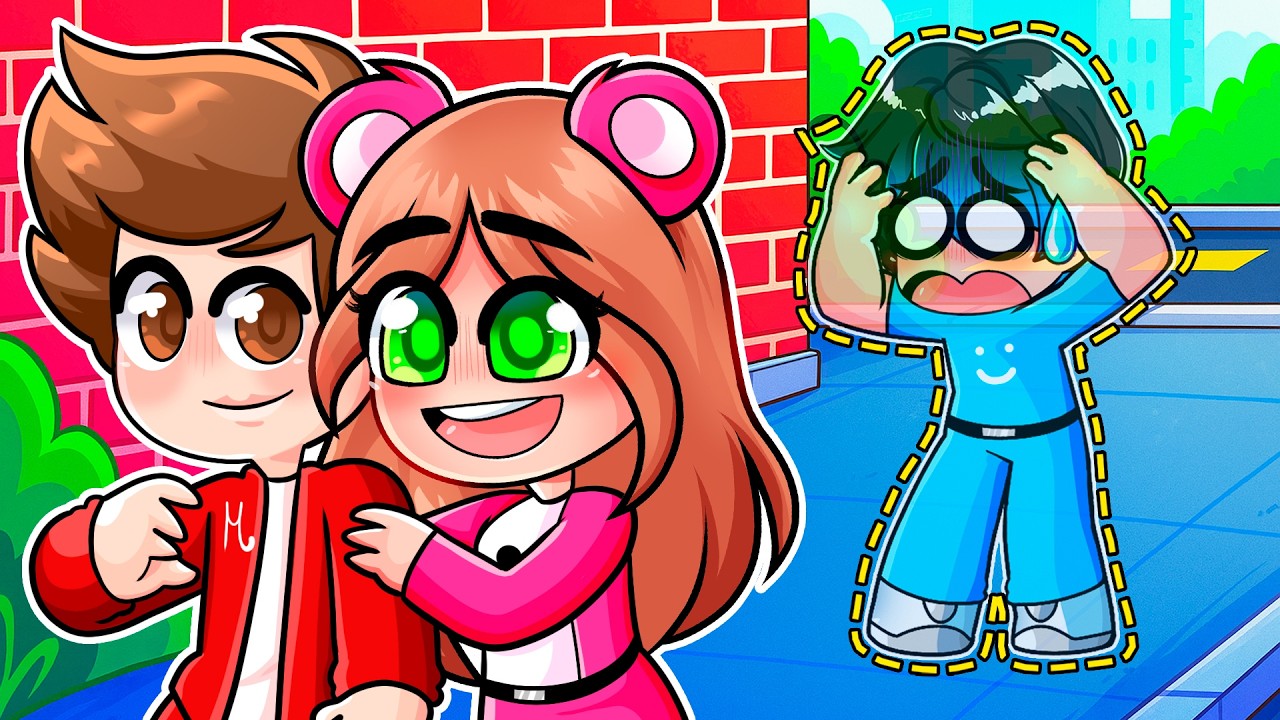 MI NOVIO se VUELVE INVISIBLE para ESPIARME en ROBLOX 😱