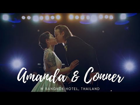 Wedding Reception Amanda & Conner at W Bangkok Hotel, Thailand | โรงแรม ดับเบิ้ลยู กรุงเทพ