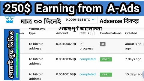 Per Month 250$ Earning from a-ads | Adsense Alternative in 2022 | A Ads Payment Proof | Blogger site