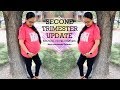 BABY BUMP, CRAVINGS, SYMPTOMS &amp; MORE- SECOND TRIMESTER UPDATE