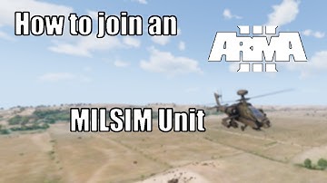 How To Join an Arma 3 Milsim Unit (Tutorial)