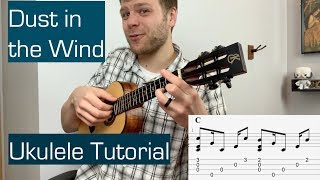 Dust in the Wind Ukulele Tutorial