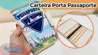 Porta Passaporte / Carteirinha - May Arteyra-Carrossel da Arte