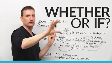 How do you properly use Whether?