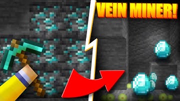 How to easily get VEINMINER - Minecraft Bedrock Edition ( The best Vein Miner Addon )
