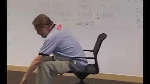 John Conway finds money on the ground mid-lecture (epic)