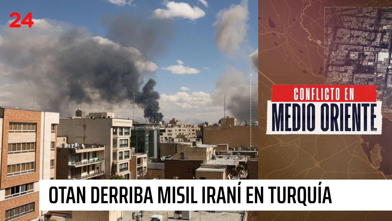 OTAN derriba un misil iraní que se dirigía a Turquía | 24 Horas TVN Chile