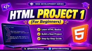 Learn HTML basics for beginners 🚀 Follow along and build your first webpage from scratch .