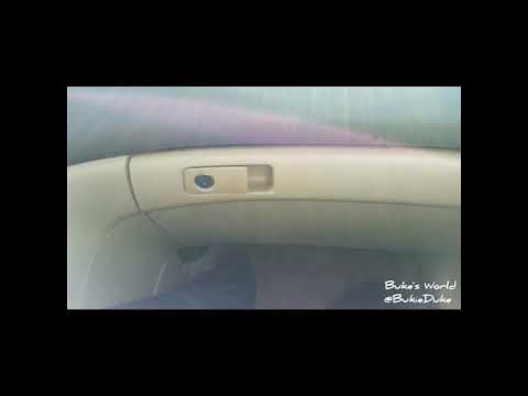 Honda Accord and FR-V Glove Box Stuck in the Locked. How to Open The