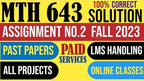MTH643 Assignment 2 Fall 2023 Solution|MTH 643|Assignment|MATLAB|function|script|vu|input|sumdigits.