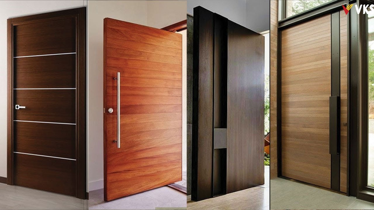 Modern Wooden Door For Home Design | Entrance Door For House Front ...