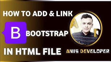How to link and add Bootstrap last version in HTML File 2023