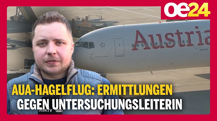 AUA-Hagelflug: Ermittlungen gegen Untersuchungsleiterin | Dominik Hana
