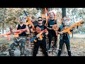 LTT Films : Silver Flash Nerf Guns Fight Crime Group Tiger Mask Who Will Be the Last One Standing