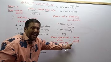 CLASS 12 COM G.M SUB:A/C CH:1 PART:16 BY NIRAV SIR AARADHYA CLASSES