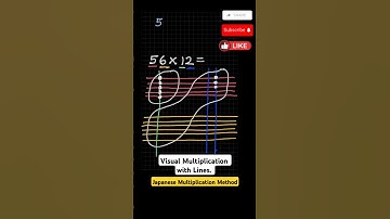 How To Multiply Numbers by Drawing Lines. The Japanese Multiplication Method.