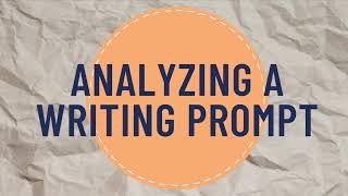 Analyzing a Writing Prompt
