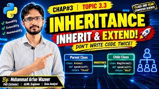Details Lec-3.3:INHERITANCE REUSING AND EXTENDING FUNCTIOPNALITY| CLASS 2ND YEAR COMPUTER SCIENCE Guide