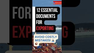 Essential documents for export #exportbusiness #exportdocuments #ytshorts