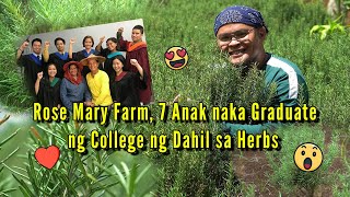 Rosemary Farm, 7 Anak Naka Graduate ng College Dahil sa Herbs