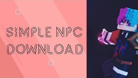Simple NPC download(pocketmine-4)