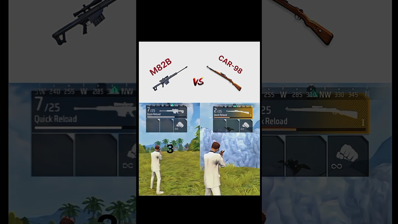 M82B V/S KAR-98K who is the best gun 